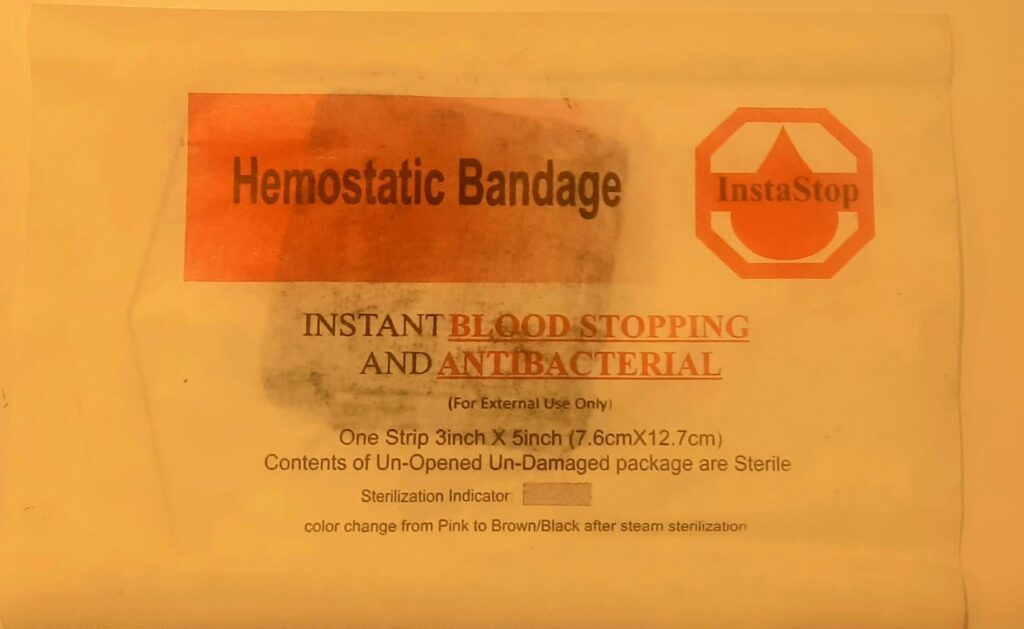 InstaStop – An Innovative Blood-stopping and Antibacterial Breakthrough