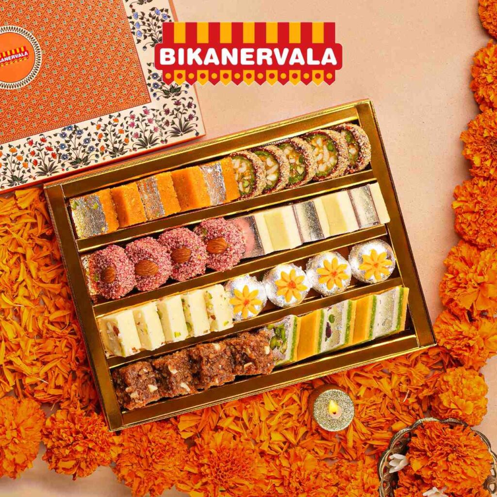 Assortment of Indian Sweets by Bikanervala for Celebrating Moments