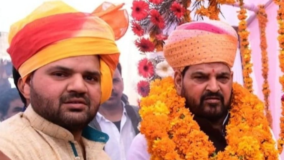 Brij Bhushan Sharan Singh (R) and Karan Bhushan Singh (L) - Father-Son Duo in Election Battle Field