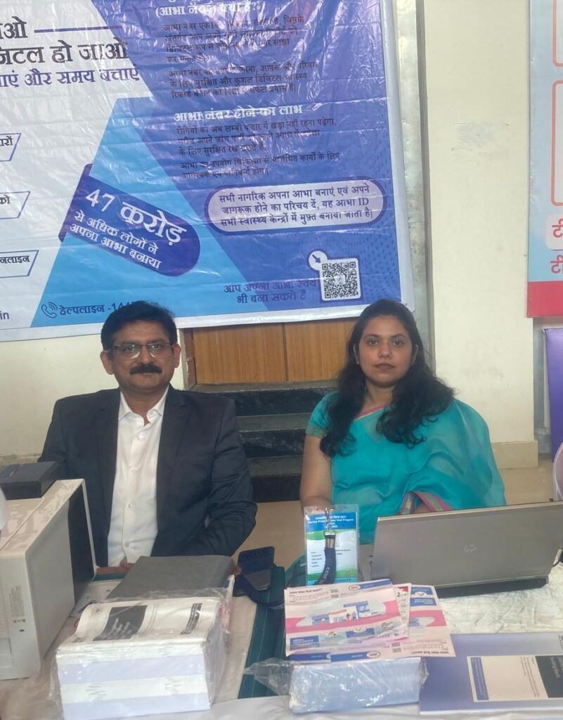 Gopesh Raghuvanshi, CEO, and Deeksha Tripathi, Business Head at Prudas Technologies, represented SPIRALS Health at PM Modi’s event in Jharkhand for the ABDM initiative towards universal healthcare in Nov 2023