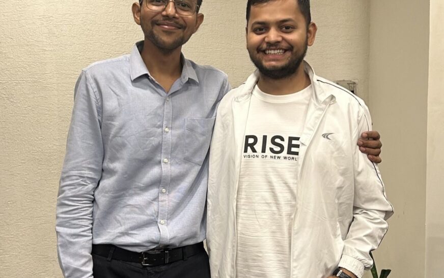 Shivam Garg (L) and Kanishka Sahu (R), Co-founders, Abiyo