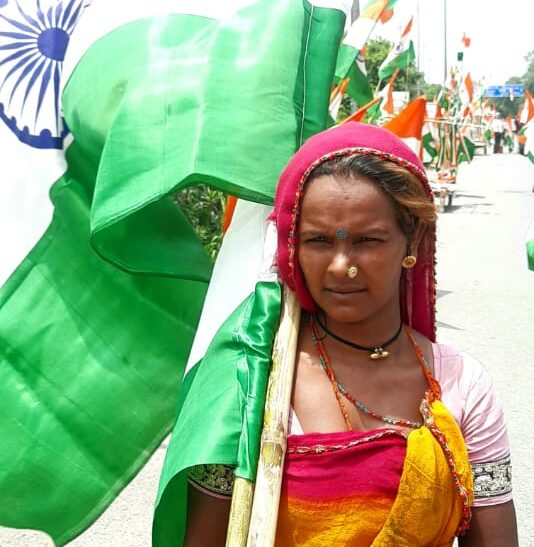 Gopali, A Micropreneur and National Flag Seller from Dausa, Rajasthan