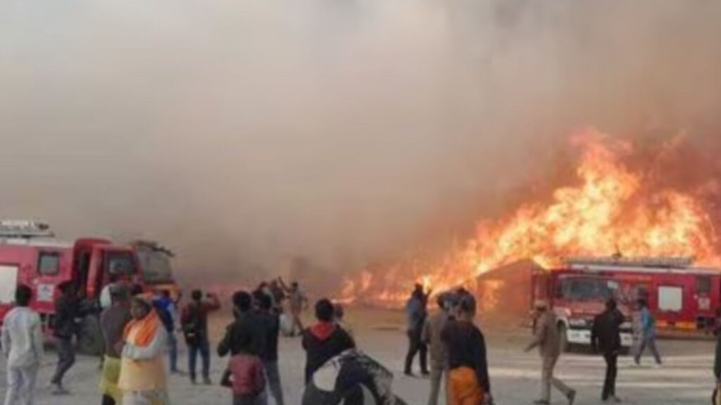 Massive Fire at Maha Kumbh Mela