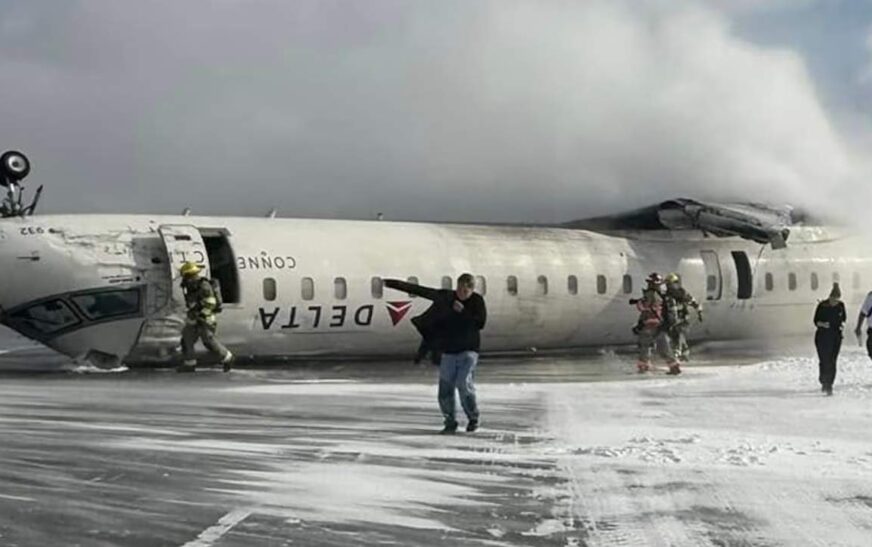 Delta Air Lines’ Plane Crash Lands in Toronto; 18 Injured