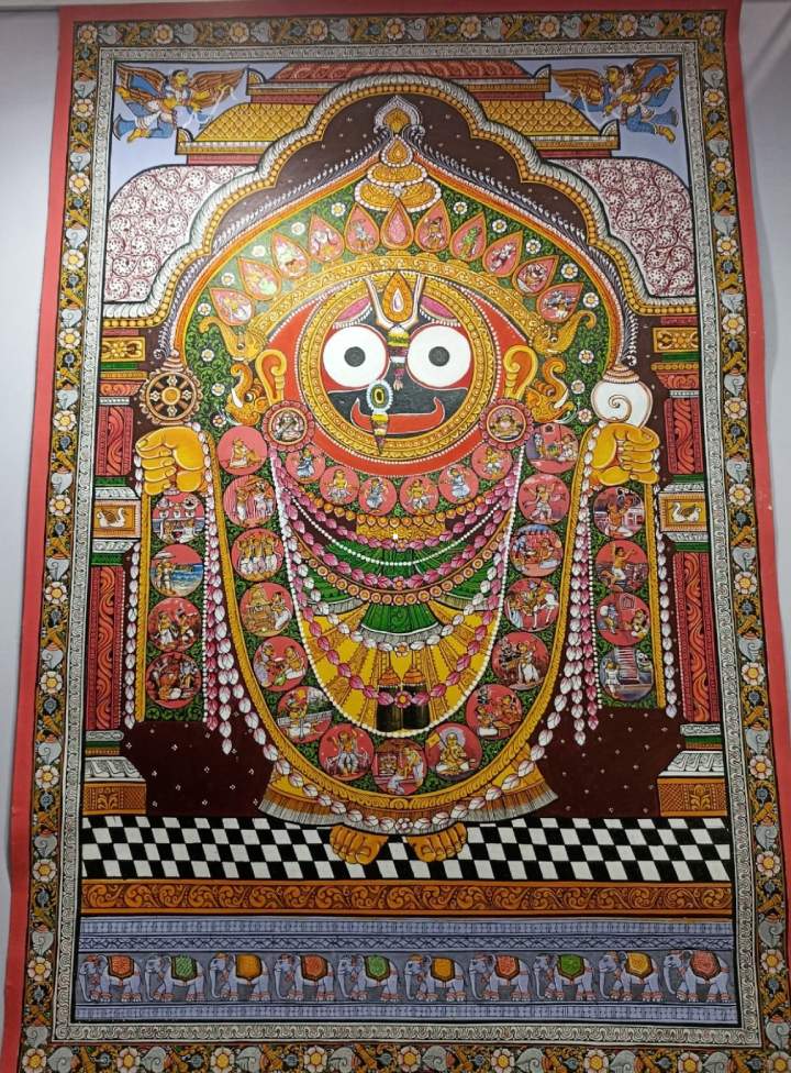 Brushstrokes of Devotion - Swagatika Pattnaik’s Sacred Pattachitra Adorning Lord Jagannath