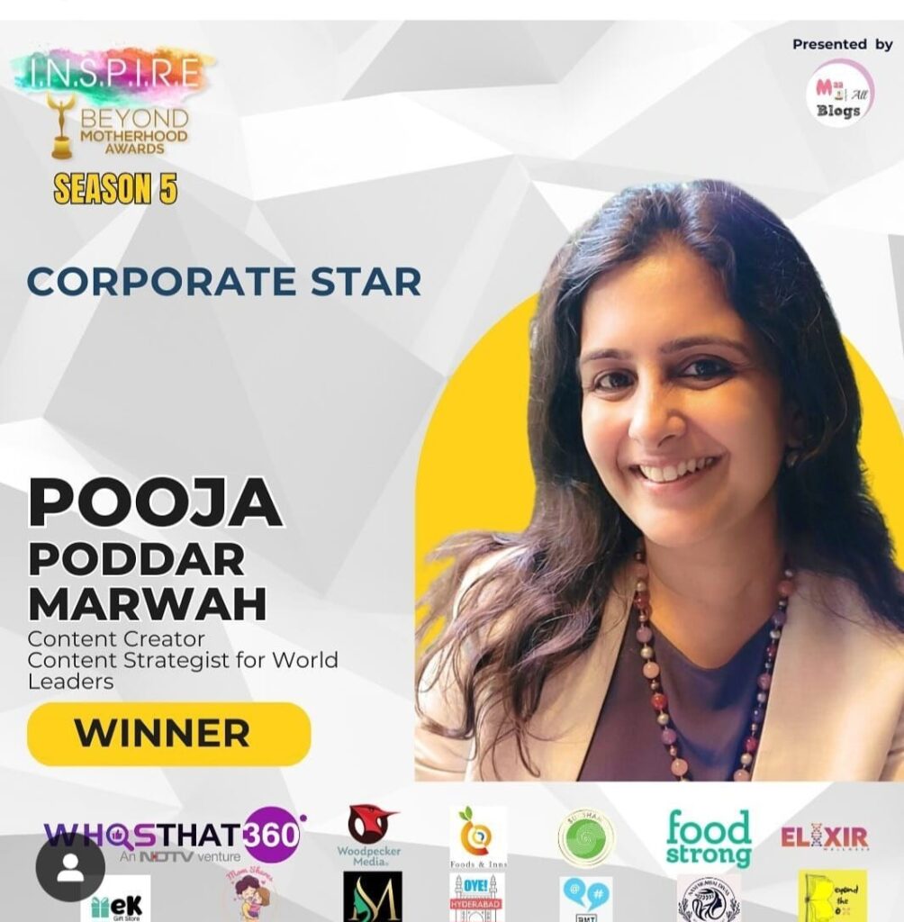 Pooja Marwah – Winner of Beyond Motherhood Awards Season 5