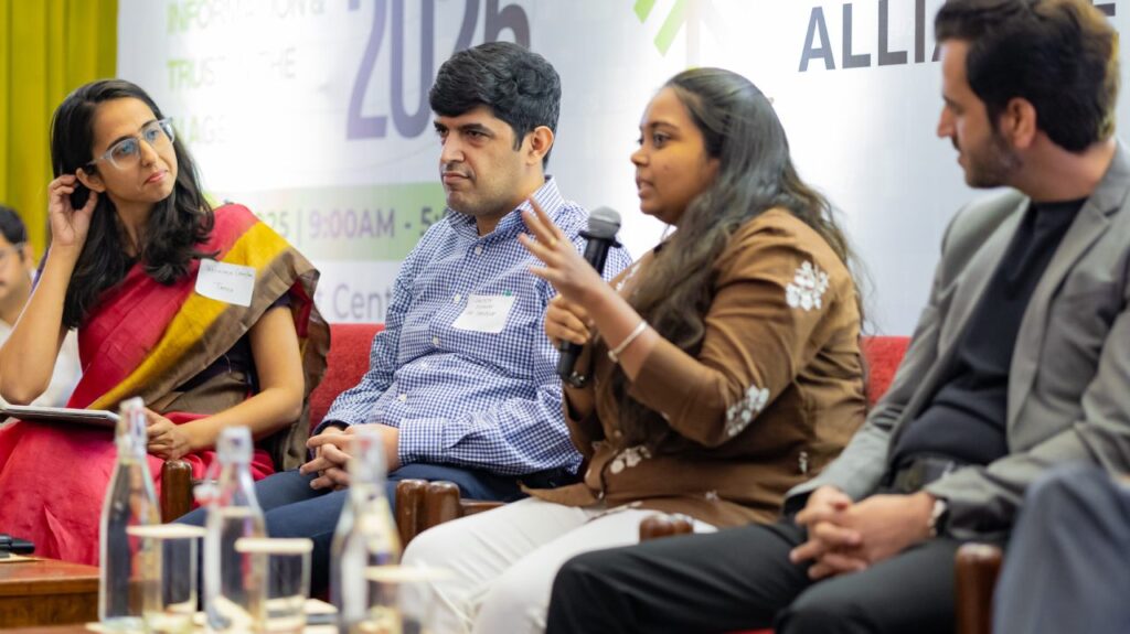 Dr. Geetha Raju (2nd from Right) Participating in a Panel Discussion at TIACoN 2025