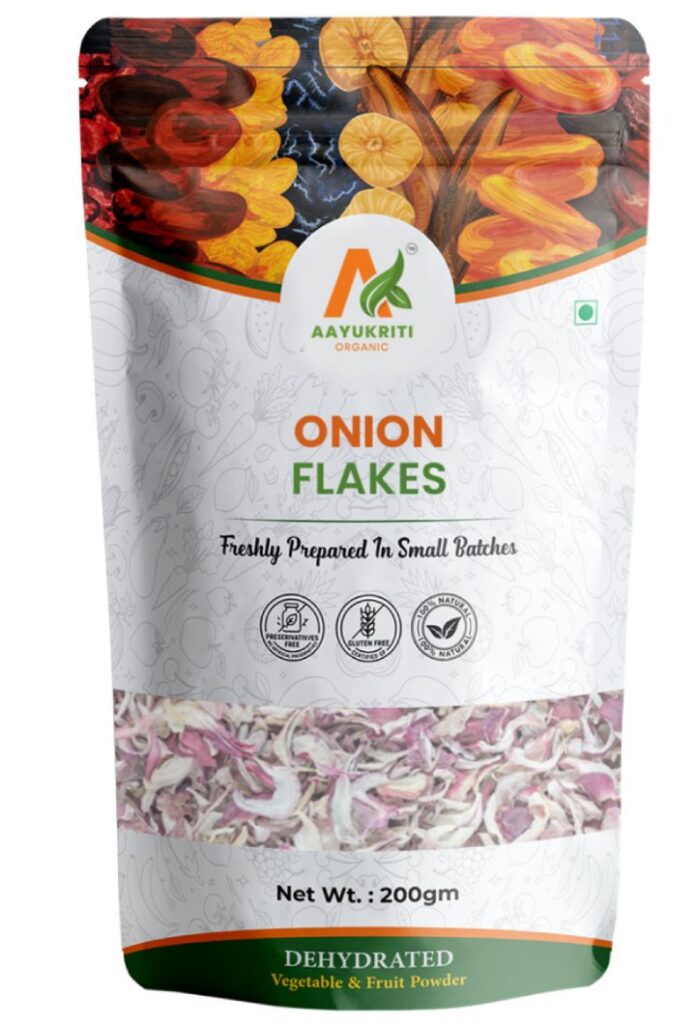 Aayukriti Organic Onion Flakes – Blending Sustainable Agriculture with Food Innovation