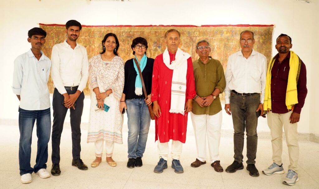 Sunil Kumar, Director, Folkartopedia Foundation with His Team